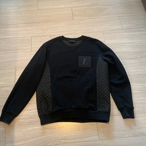 EMPORIO ARMANI Black Crewneck
